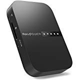 RAVPower FileHub, AC750 Wireless Travel Router, Portable Hard Drive Companion SD Card Reader, 5200mAh External Battery Pack (Not a Hotspot)