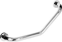 Ironmongery World Solid Brass Large Disabled Fluted Grab Rail Angled ...