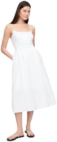 gap drop-waist mixed media midi dress Mixed Media Drop-Waist Maxi Dress