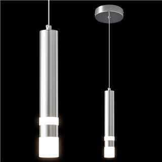 ZPBSJ Chandelier Lamps Modern Adjustable Height LED Mini Chandelier Lamps Chrome Kitchen Island Bedroom Lamp Small Chandelier (1-Pack)