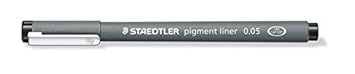 astuccio da 10 Staedtler pigment liner penna fineliner nero 0.05 mm