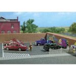 Busch 9713 Asphalt parking area HO Scale Scenery Kit