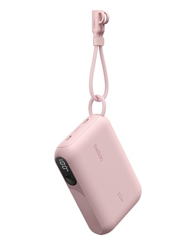Belkin BoostCharge 10000mAh Power Bank, Digitale Akkuanzeige – Rosa