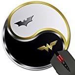 Batman Wonder Woman Ying Yang Custom Design Cool Round Gaming Mousepd Mouse Pad Mat