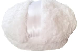 DE'ESSE BOUTIQUE Large Fluffy Fleece Powder Puff for Dusting Powder 5-6 Inches