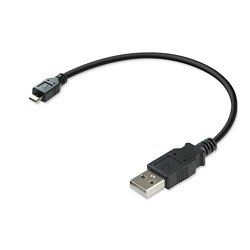 Ziotek 131 1546 USB 2.0 Shortys, A Male To Micro B Male, 1ft