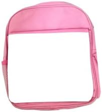 Large Pink School Backpack for Kids with Sublimation Panel