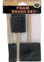 7030 3pc Foam Brush Set