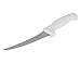 Bleteleh Boning knife 6-inch curved Stainless Steel blade, White Polypropylene Handle