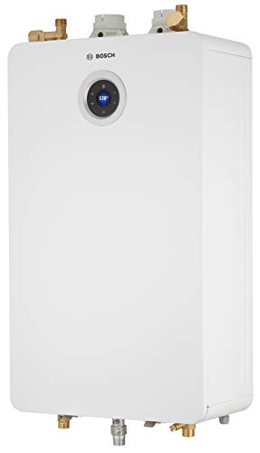 Bosch Greentherm T9800 SE 160 Tankless Water Heater, 9 GPM Whole Home Hot Water System, Natural Gas or Propane Compatible, High-Efficiency Condensing Design, Indoor Wall Mount