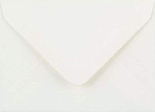 C6 Coloured envelopes for A6 Greeting Cards Wedding Invitation Crafts 114x162mm - Pack of 50 (White) — image 1