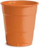 Premium 12 Oz. Plastic Cup 20-Pack: Sunkissed Orange
