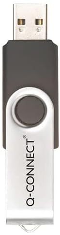 Q-Connect 32GB USB 2.0 Flash Drive Swivel Cap HiSpeed Transfer Portability view 3