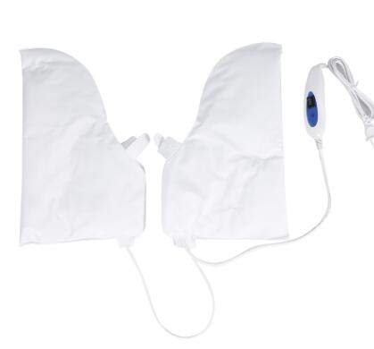 Tianhaik Women Beauty Therapy SPA Mitts Electric Heated Mittens Gloves for Paraffin Hand Wax Treatment, Nail Art Manicure Warmer Mittens