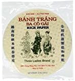 Brand Spring Roll Rice Paper Wrapper Round, 22cm - PACK OF 4