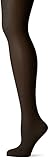 DKNY Women's Comfort Luxe Control Top Opaque Tight, Black, Small