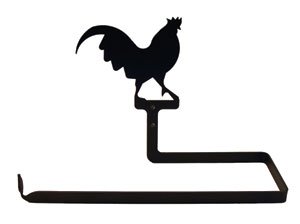 PT-B-1 Rooster Paper Towel Holder Horizontal Wall Mount