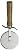Update International (PC-4WH) 4" Pizza Cutter w/ Wood Handle