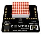 Zentri - Monitor (sFlash, Accelerometer, 8x8 LED display Humidity and Temp Sensor Board for Moray)