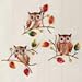 Collections Etc Owl Trio Metal Wall Art Indoor Home Decoration, 3 Pc