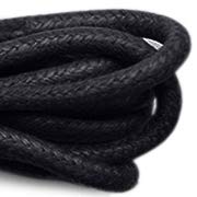 [2 Pairs] Pack Waxed Round Oxford Shoe Laces for Dress Shoes Chukka 3/32" Thin (47" (119cm), Dark Brown) (26" (66cm), 01 Black)