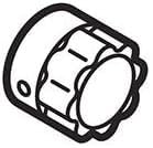 Makita 158747-1 Adjuster Complete for Model AN510/610/620/71 Air Powered Nailer and Stapler