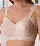 Elila Jacquard Soft Cup Bra with Front Closure Style 1515