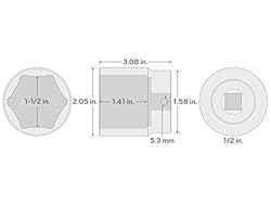 TEKTON 1/2 Inch Drive x 1-1/2 Inch Deep 6-Point