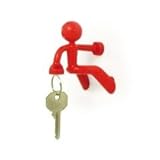 Key Pete Magnetic Key Holder - Red (RED, 1)