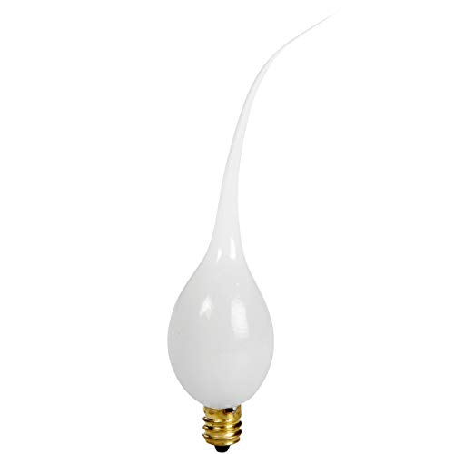 Holiday Joy - Silicone Dipped Candelabra Replacement Bulbs - Great for Electric Window Candle Lamps - C7 - E12-7 Watt - 120 Volts (6 Pack)