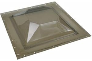 SUNTEK Sun-Tek Mobile Home Skylight 16"x16" 14x14 Double Pane Sapphire Dome. Flashing Flange is 21"x21"
