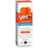 Yes to Carrots Nourishing Daily Facial Moisturizer SPF 15, Fragrance Free, 1.7 fl oz