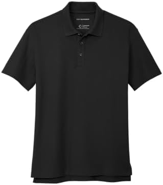 Polo Ralph Lauren Men Classic Fit Mesh Polo Shirt (Large, Black