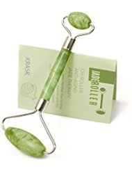 The Original Chi Himalayan Anti Aging Jade roller Therapy 100% Natural jade facial roller double Neck Healing Slimming Massager - By Krasr Â®