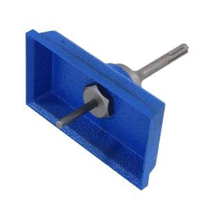 Neilsen 1 Count SDS-Plus Electricians Double Box Cutter, 79x142mm, Electrical Back Box Cutter, Drill Bit