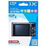 JJC LCP-SX730HS 2PCS Clear LCD Guard PET Film Screen Protector for Canon Powershot SX730 HS, Low Reflection/Anti-Smudge/High Transmission
