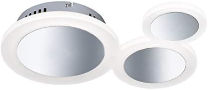 WOFI Ceiling Light, metal Integriert, 22 W, Silber [Energy Class A]