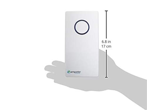 Germ Guardian Pluggable Air Purifier & Sanitizer, Eliminates Germs and Mold with UV-C Light, Deodorizer for Odor from Pets, Cooking, Laundry, Diapers, Room Air Freshener for Small Rooms, GG1100W, 2PK
