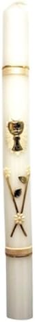 Fancy Long 12" Communion Candle in a Box