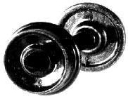 HO Metal Wheels, 28"/Smooth (12)