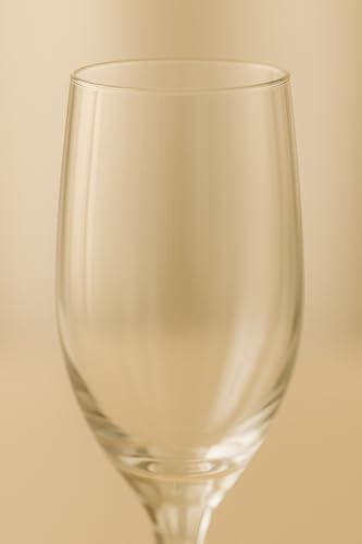 Jogo de 6 Taças de Champanhe para Brindes Casamentos e Festas Premium Elegante Durável Transparente Resistênte (Taças de Champanhe em Vidro)