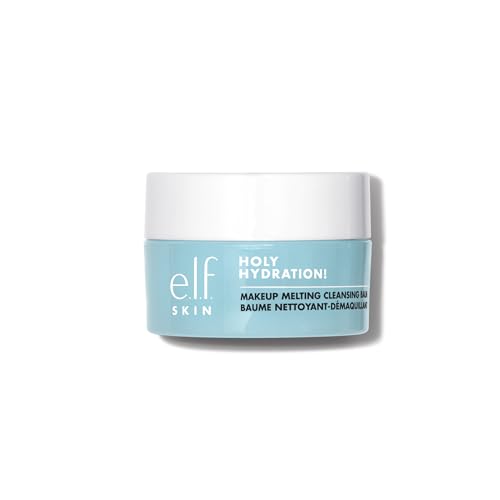 e.l.f. SKIN Mini Holy Hydration! Balsamo limpiador de maquillaje, limpiador facial y removedor de maquillaje, impregnado con acido hialuronico