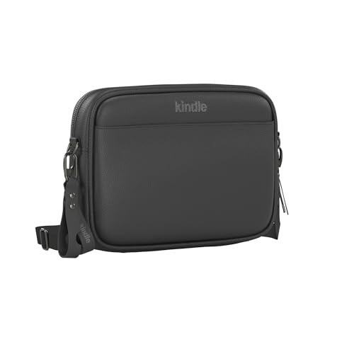 Amazon Kindle Paperwhite Signature Edition Bundle: Bundle Includes Amazon Kindle Paperwhite Signature Edition 32GB | Metallic Black and Sling Bag | Cinder