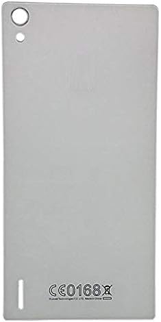 Wise Guys Glass Battery Back Door Housing Body Panel Replacement with Adhesive & Speaker Net for Huawei Ascend P7 - White
