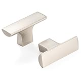 ASKANO Brushed Nickel T-bar, Kitchen Cabinet Knob