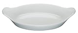 Pillivuyt Petite Oval Eared Dish, 6x4 inch,White