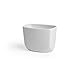 Umbra Corsa Toothbrush Holder, Holds Electric Toothbrushes and Toothpaste, White