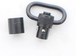 Rizzo Sports Quick Disconnect Standard Push Button QD Quick Detach Sling Swivel with 1" Loop Heavy Duty Steel Tactical