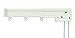 Super Heavy Duty Traverse Curtain Rod 84-156 Inch, White (Center Draw)