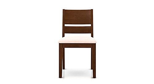 Urban Ladder Cabalo Dining Chairs, Set of 2 (Dark Walnut Finish, Beige)